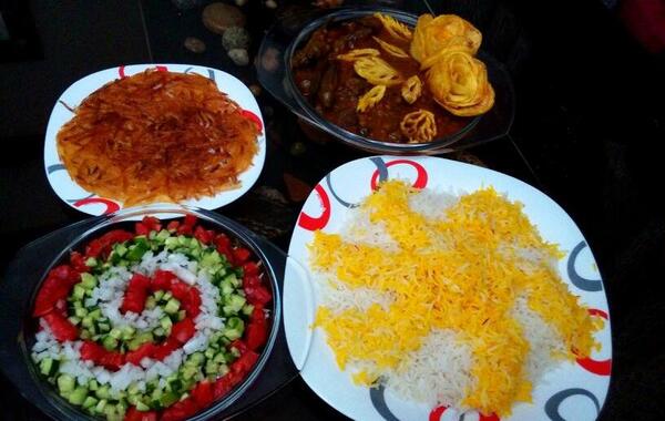 عکس غذای دونفره