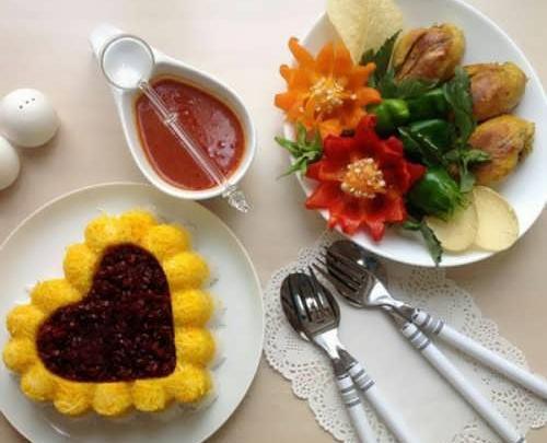 عکس غذای دونفره