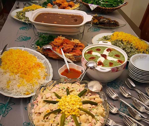 عکس غذای دونفره