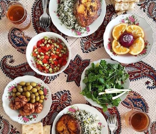 عکس غذای دونفره