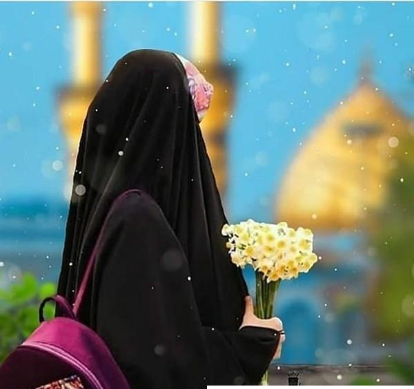 عکس پروفایل دختر چادری با نوشته