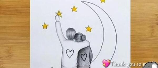 عکس پروفایل نقاشی دختر پسر فانتزی