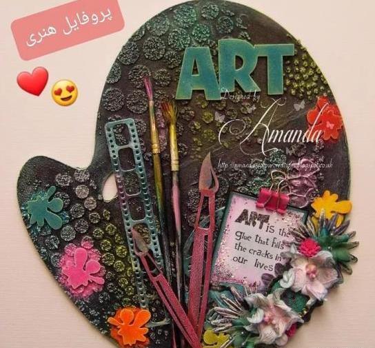 عکس دختر هنرمند برای پروفایل
