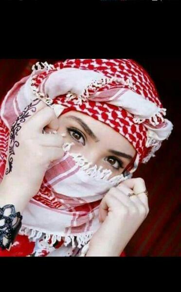 ویسگون پروفایل عکس دختر با چفیه عربی