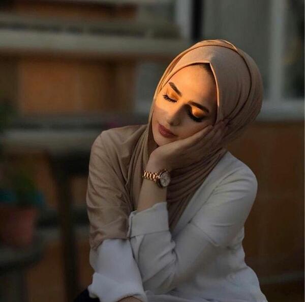 ویسگون پروفایل عکس دختر با چفیه عربی