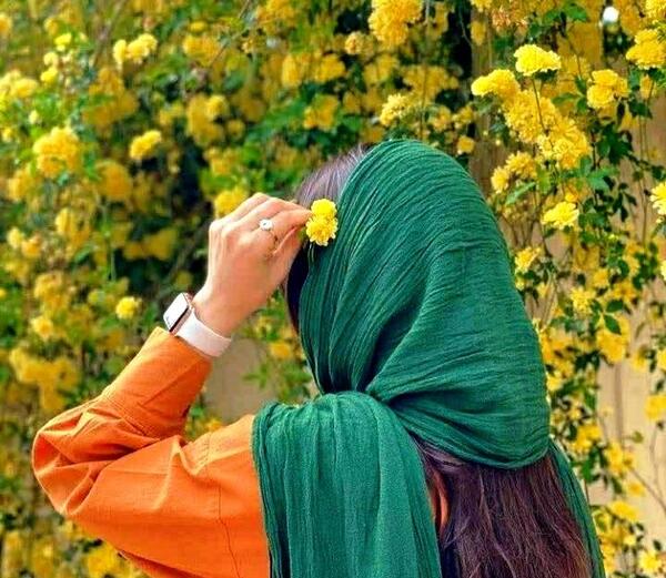 ویسگون پروفایل عکس دختر با چفیه عربی