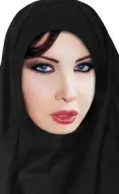 پروفایل ویسگون عکس دختر عربی با چفیه قرمز