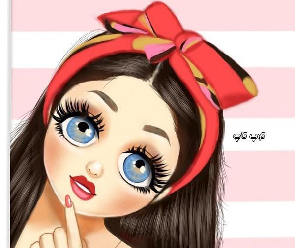 عکس پروفایل دختر کارتونی شاد