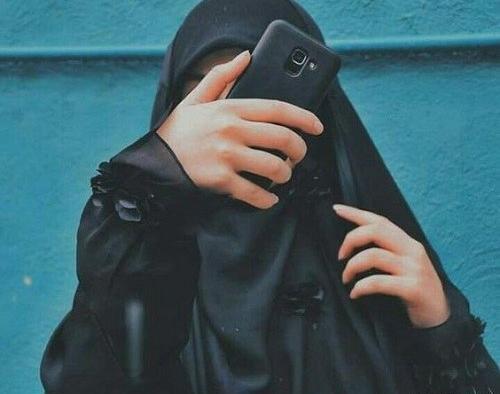 عکس پروفایل دختر با صورت پوشیده