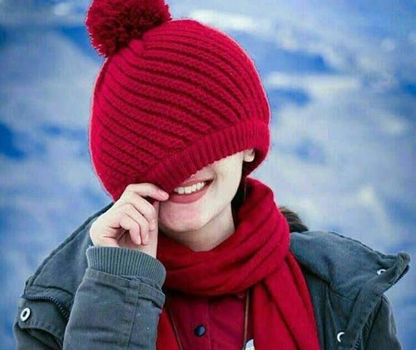 عکس دختر زمستانی برای پروفایل