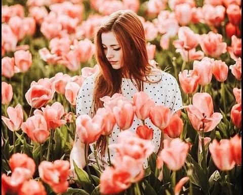 رویایی عکس دختر روی تاب برای پروفایل