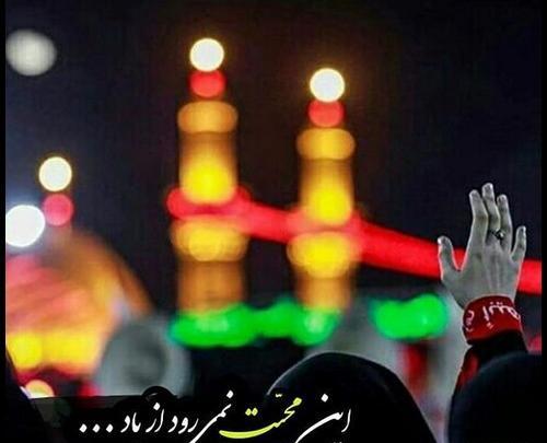 ژست عکس پروفایل دختر چادری در حرم امام رضا