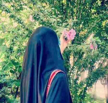 عکس پروفایل دختر چادری در زمستان