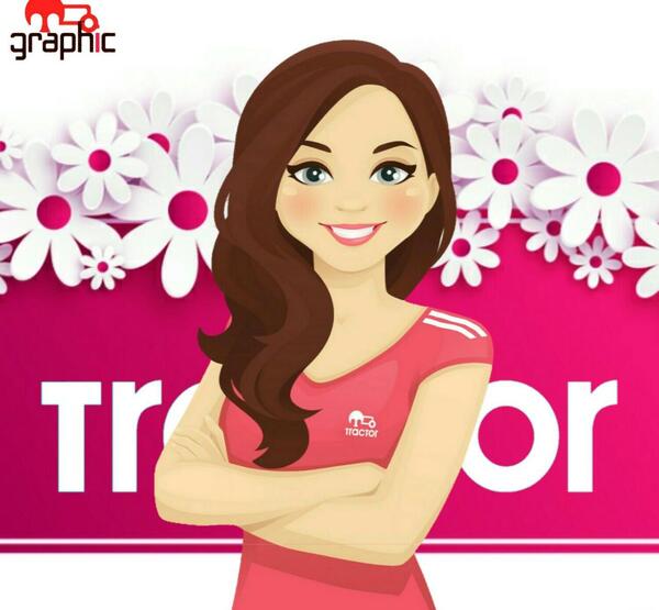 عکس دختر تراکتوری برای پروفایل