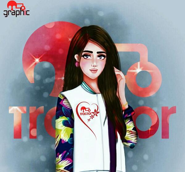 عکس دختر تراکتوری برای پروفایل