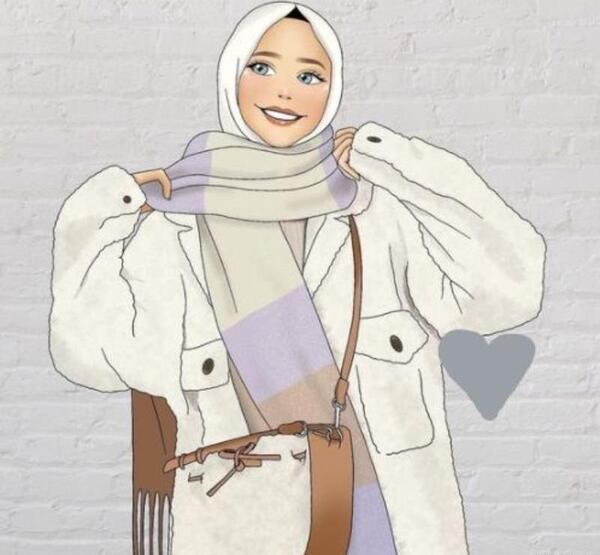عکس پروفایل دختر باحجاب فانتزی