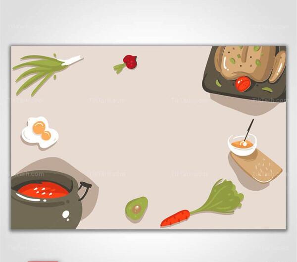 عکس پس زمینه غذایی