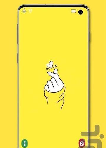 عکس زمینه زرد رنگ