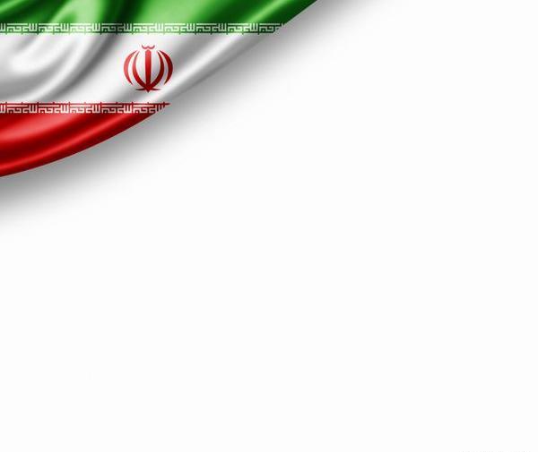 عکس پرچم ایران با زمینه سفید