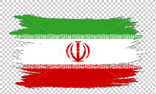 عکس پرچم ایران با زمینه سفید