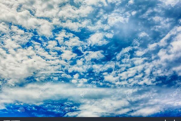 عکس آبی آسمانی برای پس زمینه