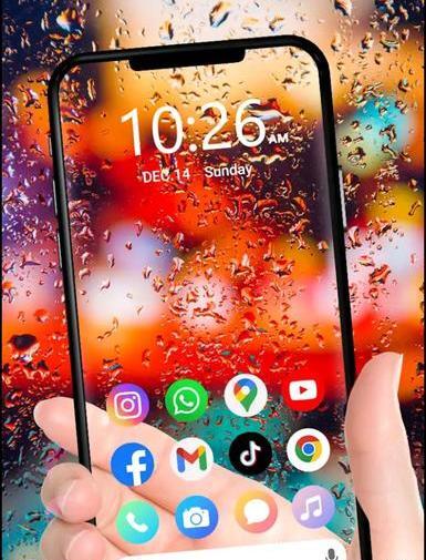 عکس تصویر زمینه گوشی شفاف