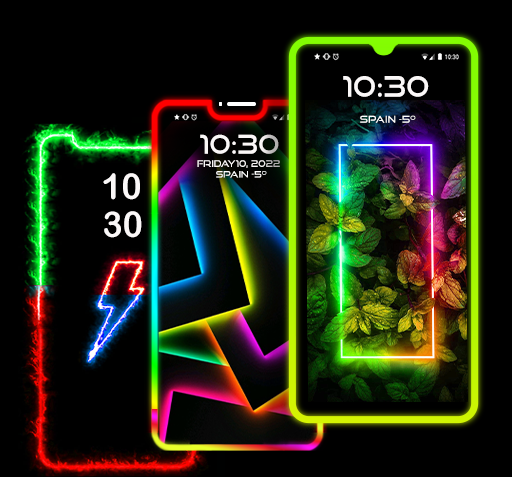 عکس گوشی تصویر زمینه دور رنگی