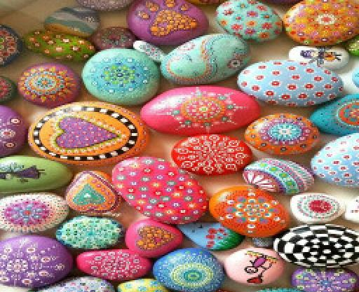 عکس پس زمینه گوشی سنگ های رنگی