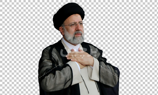 عکس سیاه و سفید رئیسی