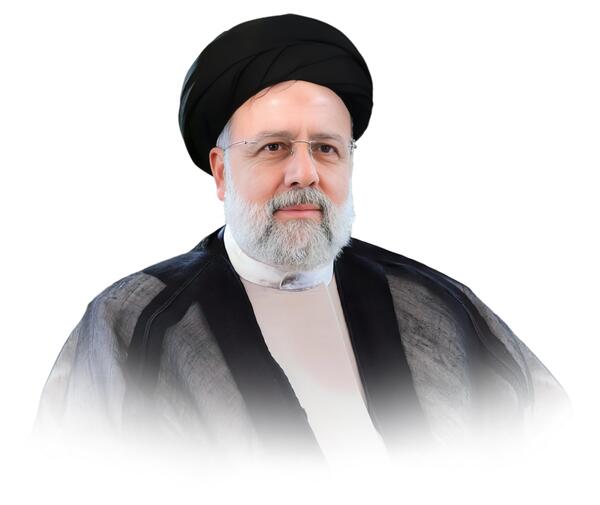 عکس سیاه سفید شهید رئیسی