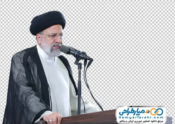 عکس سیاه سفید ابراهیم رئیسی