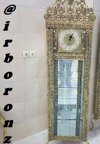 عکس ساعت ایستاده برنز