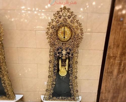 عکس ساعت ایستاده برنز