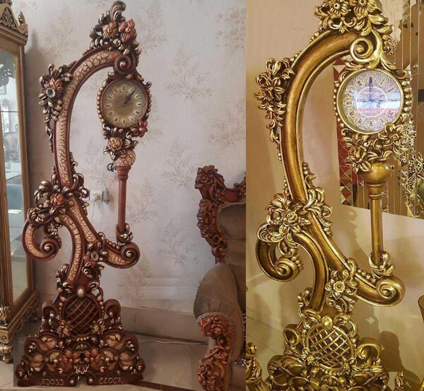 عکس ساعت ایستاده برنز