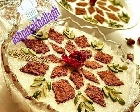 عکس شیر برنج زعفرانی