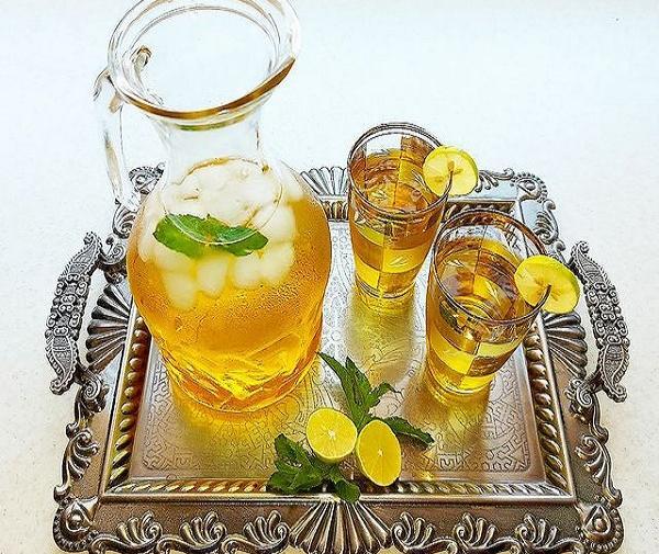عکس شربت گلاب زعفران