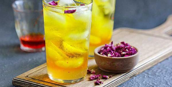 عکس شربت گلاب زعفران