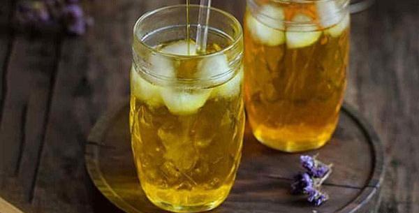 عکس لیوان شربت زعفران