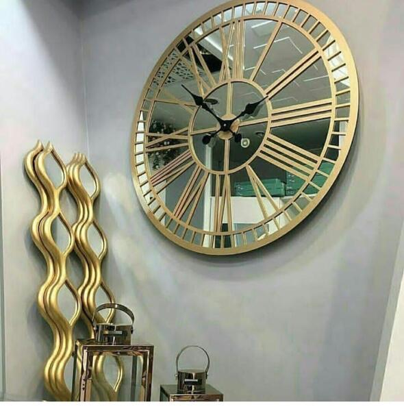 عکس ساعت آینه ای دیواری