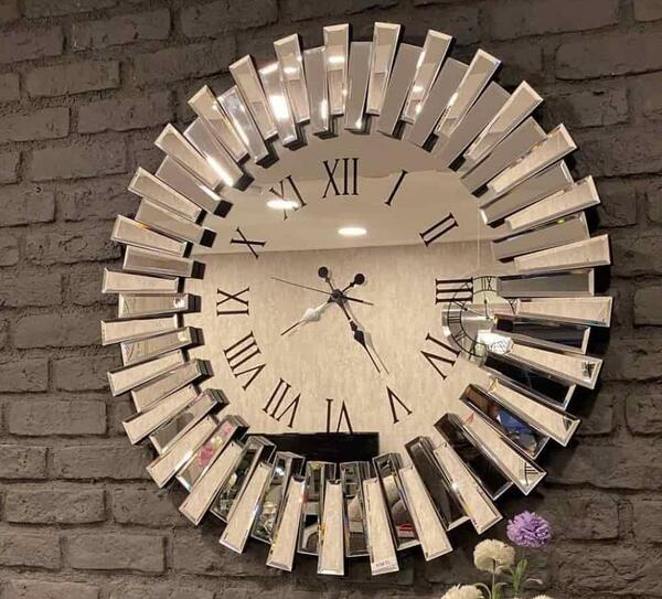 عکس ساعت آینه ای دیواری