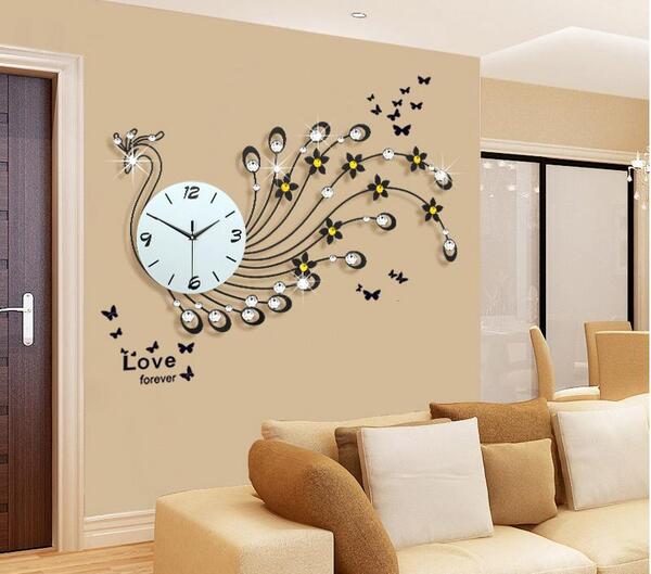 عکس ساعت دیواری آبی