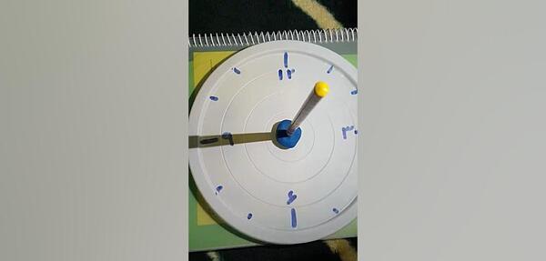 عکس ساعت آفتابی کاردستی