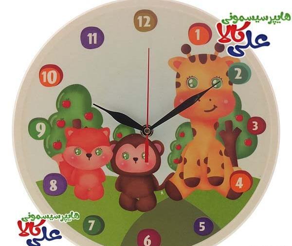 عکس ساعت بچه گانه دیواری