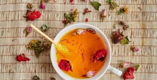 عکس چایی زعفران