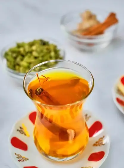 عکس چایی زعفران