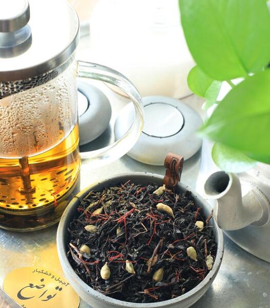 عکس چایی زعفران