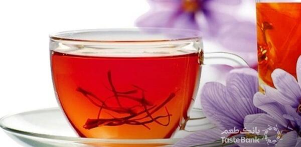 عکس چایی زعفران