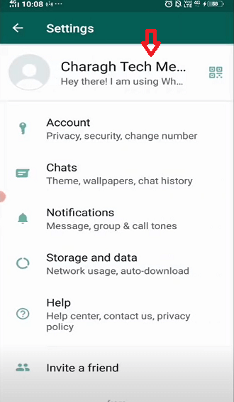 عکس ساعت کنار پروفایل واتساپ