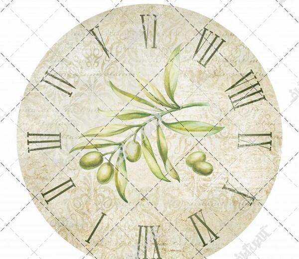 عکس ساعت بدون عقربه با اعداد فارسی