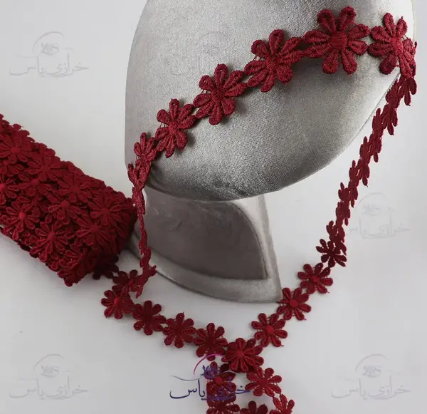عکس گل روبانی زرشکی